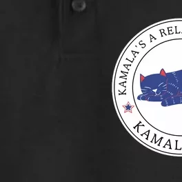 KamalaS A Relaxing Thought Kamala 2024 Dry Zone Grid Performance Polo