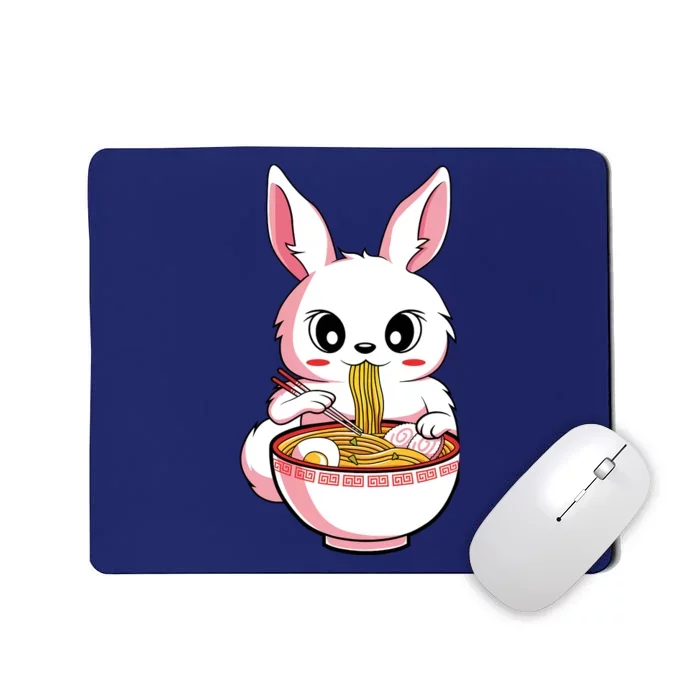 Kawaii Anime Ra Bunny Japanese Noodles Rabbit Lover Gift Mousepad