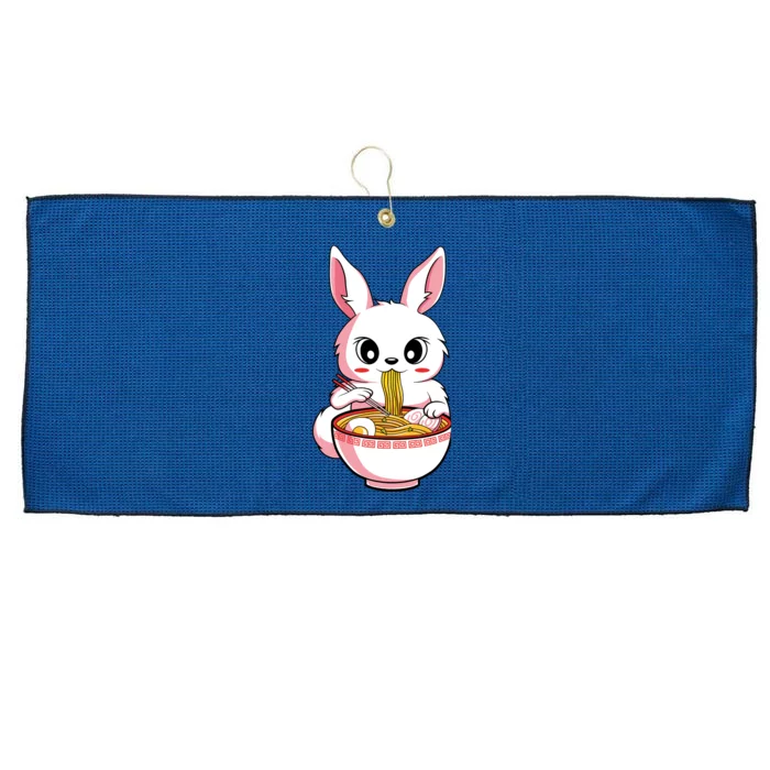 Kawaii Anime Ra Bunny Japanese Noodles Rabbit Lover Gift Large Microfiber Waffle Golf Towel