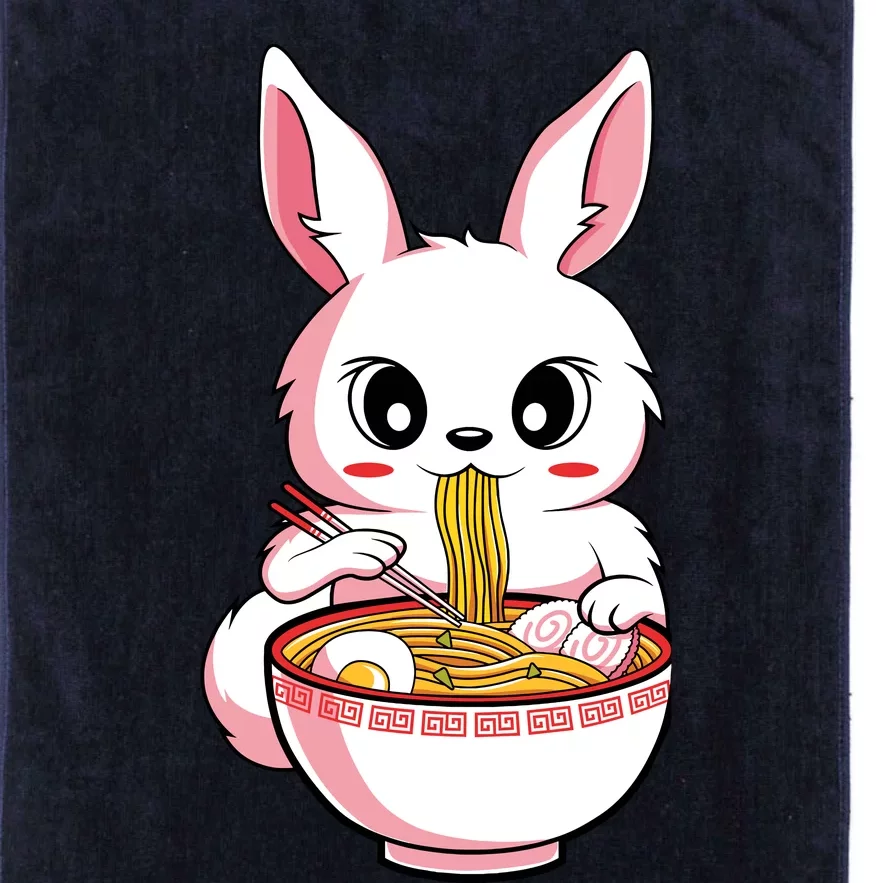 Kawaii Anime Ra Bunny Japanese Noodles Rabbit Lover Gift Platinum Collection Golf Towel