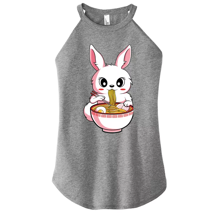 Kawaii Anime Ra Bunny Japanese Noodles Rabbit Lover Gift Women’s Perfect Tri Rocker Tank