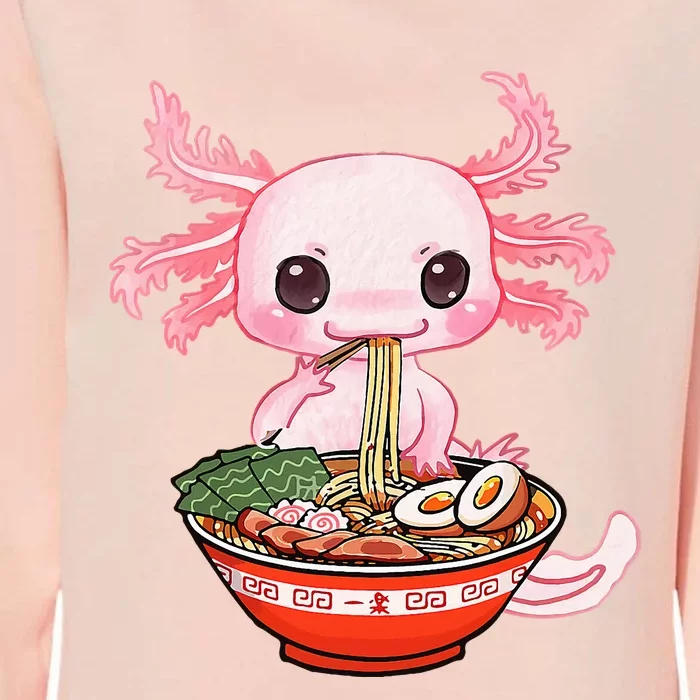 kawaii axolotl ra noodles japanese anime otaku nu goth Womens California Wash Sweatshirt