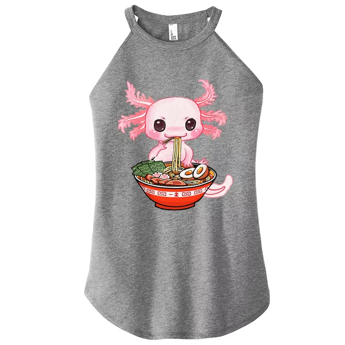 kawaii axolotl ra noodles japanese anime otaku nu goth Women’s Perfect Tri Rocker Tank