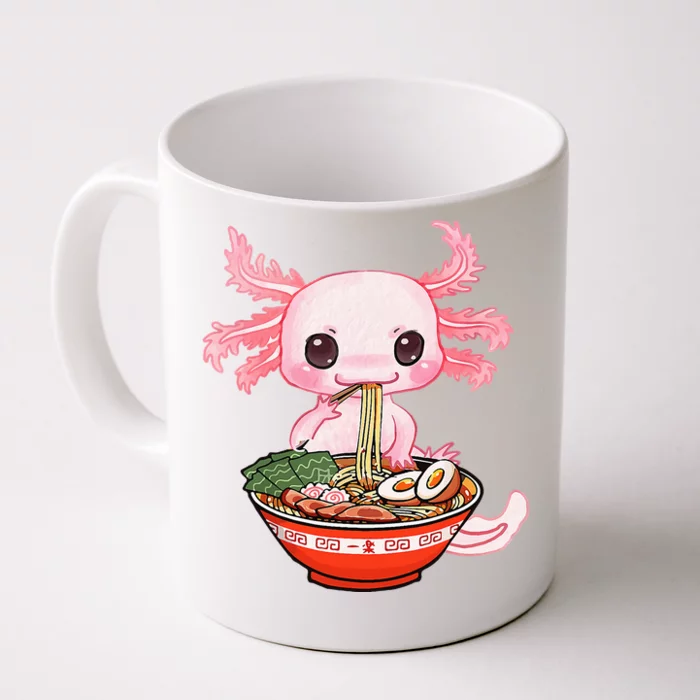 kawaii axolotl ra noodles japanese anime otaku nu goth Front & Back Coffee Mug