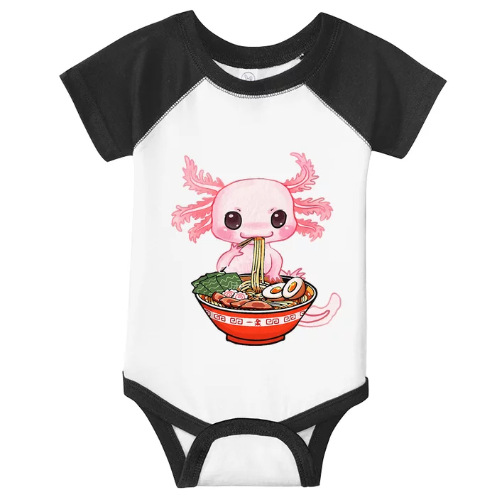 kawaii axolotl ra noodles japanese anime otaku nu goth Infant Baby Jersey Bodysuit