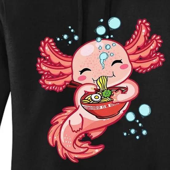 Kawaii Axolotl Ra Teen Girls  Japanese Anime Lover Women's Pullover Hoodie