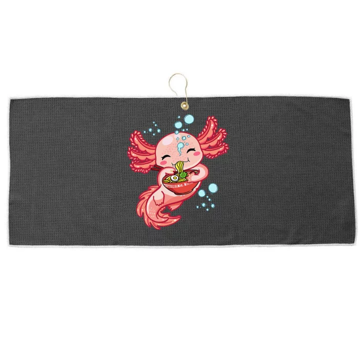 Kawaii Axolotl Ra Teen Girls  Japanese Anime Lover Large Microfiber Waffle Golf Towel