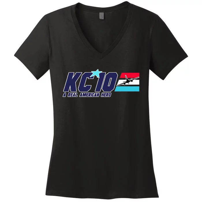 Kc10 A Real American Hero Women's V-Neck T-Shirt