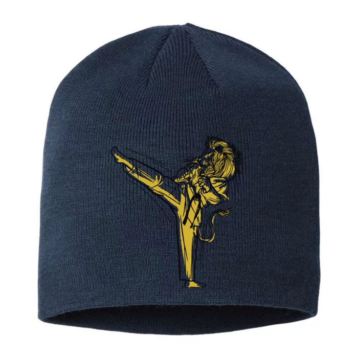 Karate Lion Kick 8 1/2in Sustainable Knit Beanie