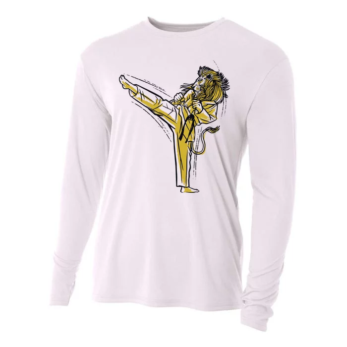 Karate Lion Kick Cooling Performance Long Sleeve Crew