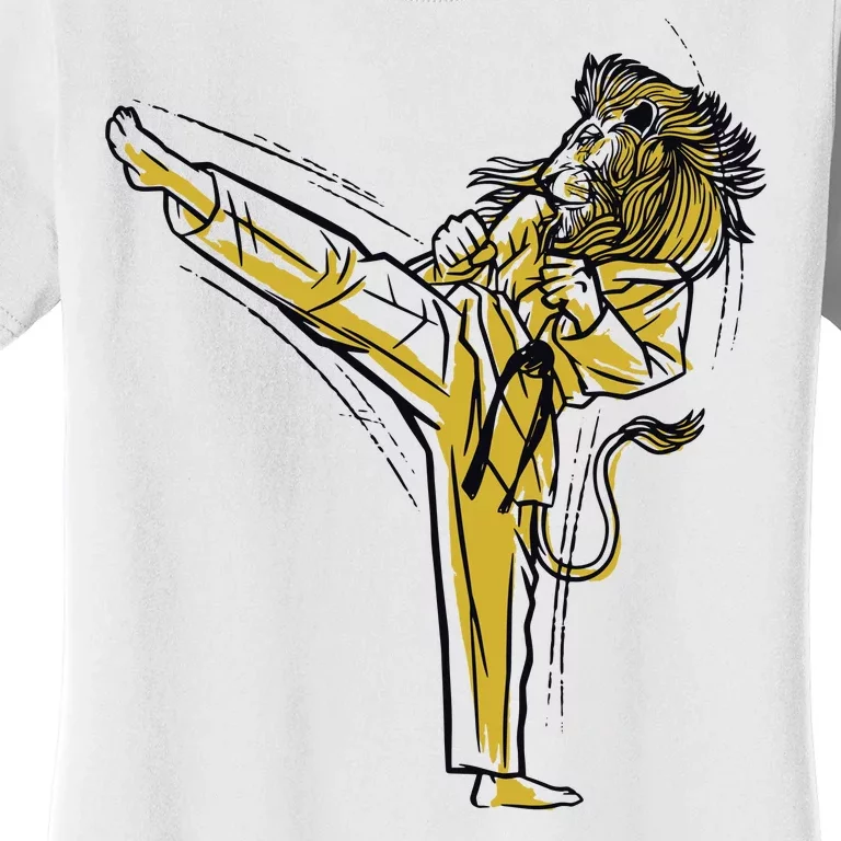 Karate Lion Kick Women's T-Shirt