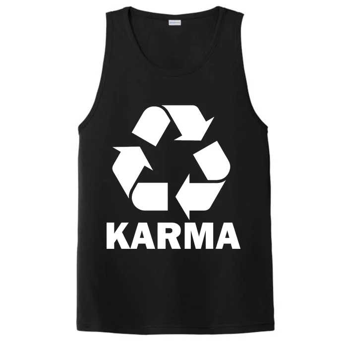 Karma Recycling Logo Performance Tank