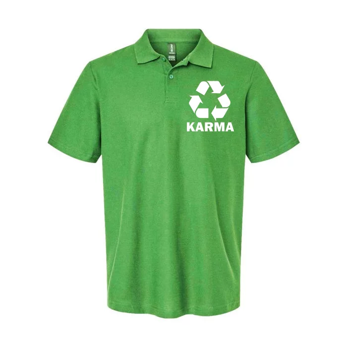 Karma Recycling Logo Softstyle Adult Sport Polo