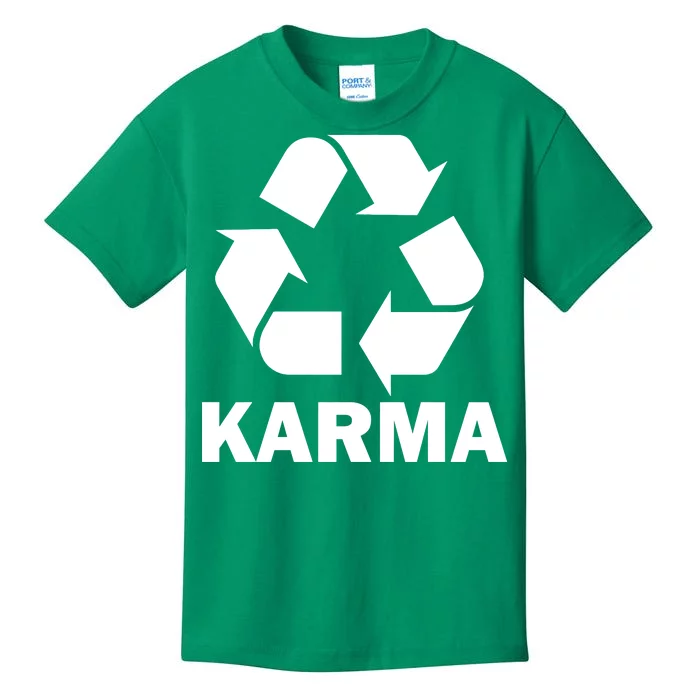 Karma Recycling Logo Kids T-Shirt