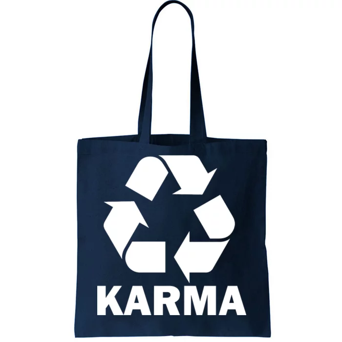 Karma Recycling Logo Tote Bag