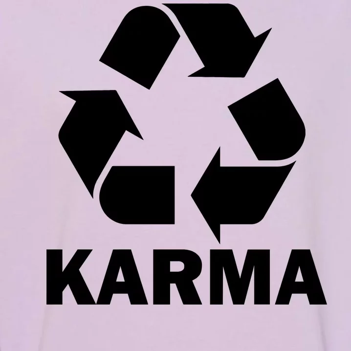 Karma Recycling Logo Garment-Dyed Sweatshirt