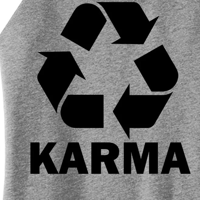 Karma Recycling Logo Women’s Perfect Tri Rocker Tank