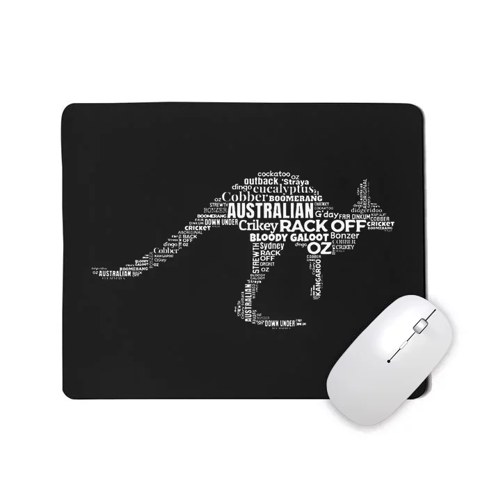 Kangaroo Australian Slang S For Aussies Australia Mousepad