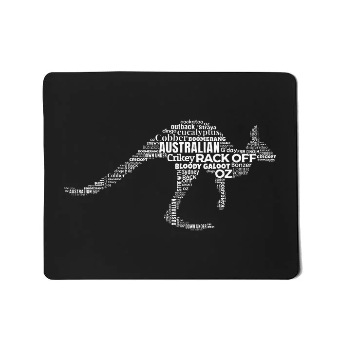 Kangaroo Australian Slang S For Aussies Australia Mousepad