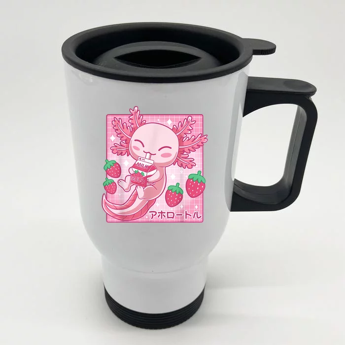 Axolotl Kawaii Japanese Food Front & Back Coffee Mug