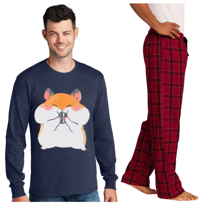 Kawaii Anime Shirts Cute Hamster Japanese Gift Long Sleeve Pajama Set