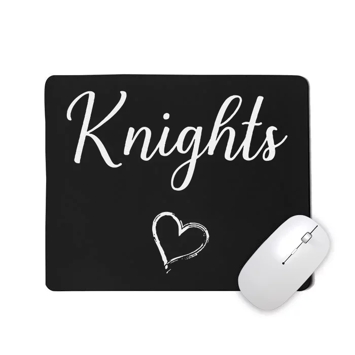 Knights Above Small Heart Arab Mousepad