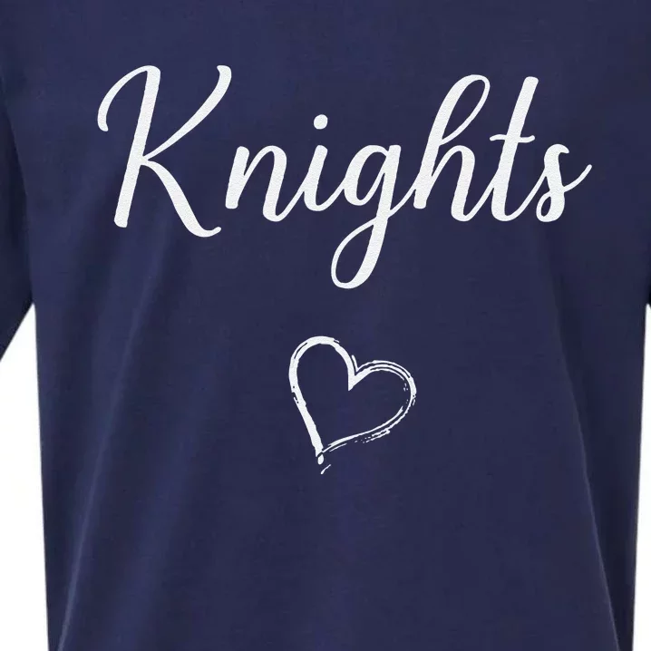 Knights Above Small Heart Arab Sueded Cloud Jersey T-Shirt