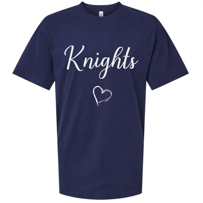 Knights Above Small Heart Arab Sueded Cloud Jersey T-Shirt