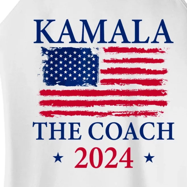 Kamala And The Coach 2024 Kamala Harris Tim Walz Women’s Perfect Tri Rocker Tank