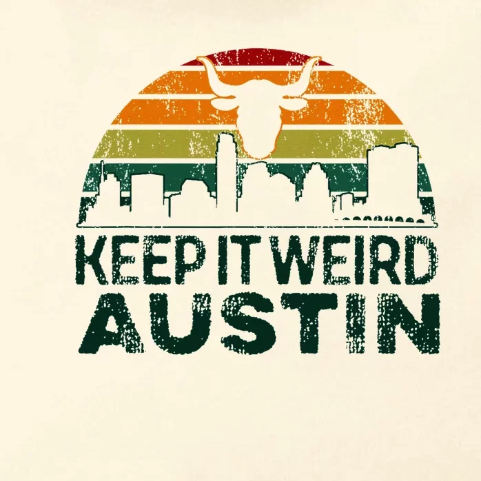 Keep Austin Texas Weird For Austinite Zip Tote Bag