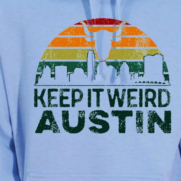 Keep Austin Texas Weird For Austinite Unisex Surf Hoodie