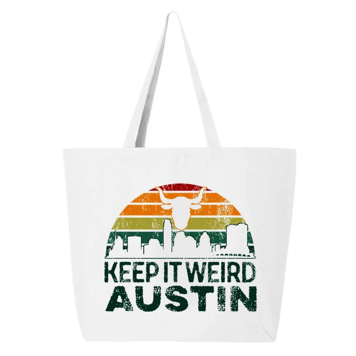 Keep Austin Texas Weird For Austinite 25L Jumbo Tote