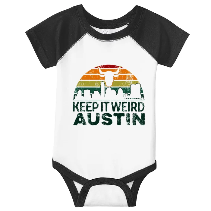 Keep Austin Texas Weird For Austinite Infant Baby Jersey Bodysuit