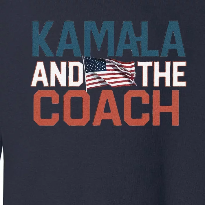 Kamala And The Coach Toddler Sweatshirt