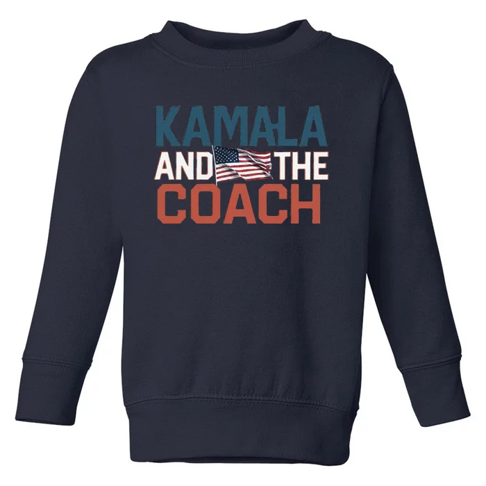 Kamala And The Coach Toddler Sweatshirt