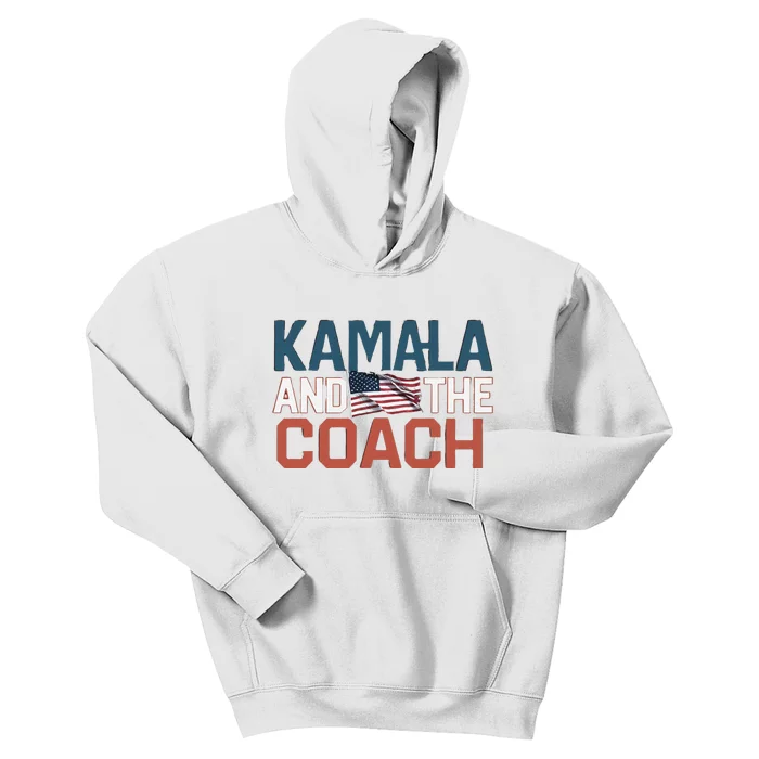 Kamala And The Coach Kids Hoodie