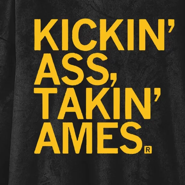 Kickin Ass Takin Ames Hooded Wearable Blanket