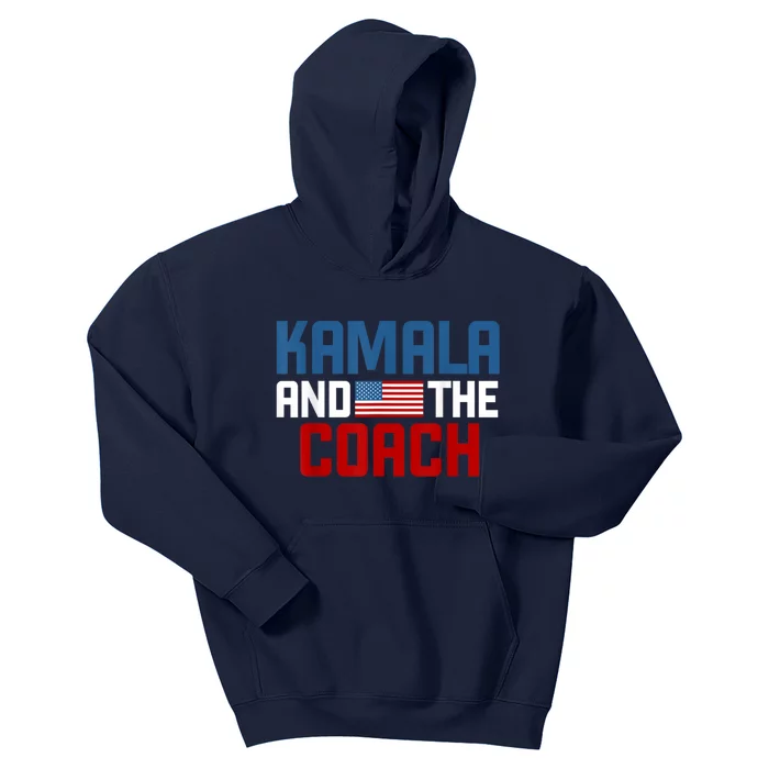 Kamala And The Coach Kids Hoodie