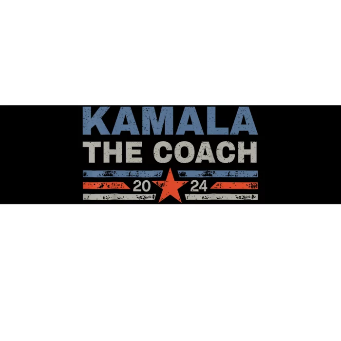 Kamala And The Coach 2024 Election Kamala Harris Tim Waltz Bumper Sticker