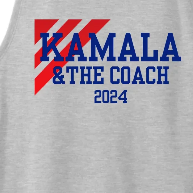 Kamala And The Coach 2024 Ladies Tri-Blend Wicking Tank