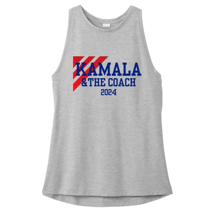 Kamala And The Coach 2024 Ladies Tri-Blend Wicking Tank