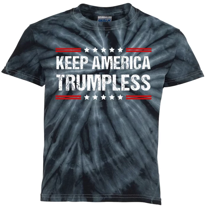 Keep America Trumpless Kids Tie-Dye T-Shirt