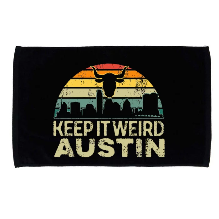 Keep Austin Texas Weird For Austinite Microfiber Hand Towel