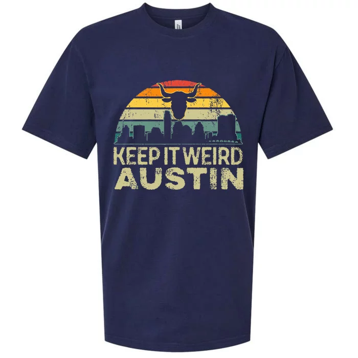 Keep Austin Texas Weird For Austinite Sueded Cloud Jersey T-Shirt