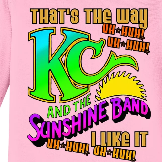 Kc And The Sunshine Band Baby Long Sleeve Bodysuit