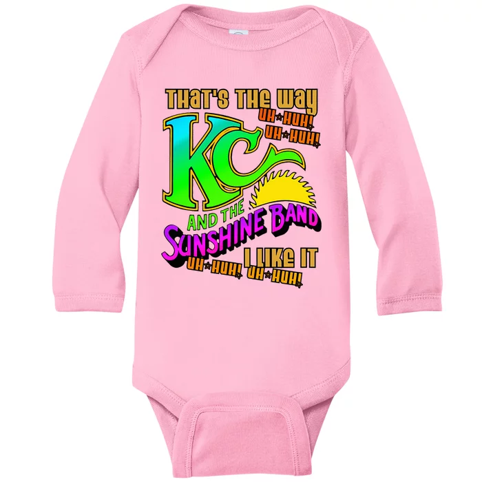 Kc And The Sunshine Band Baby Long Sleeve Bodysuit