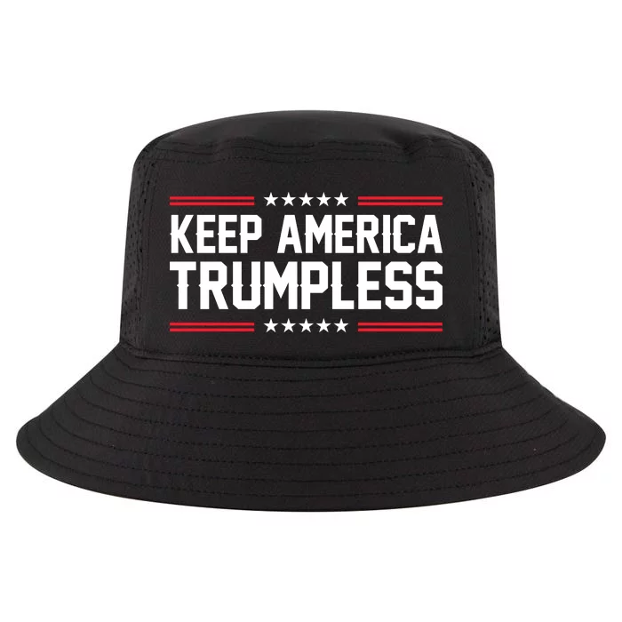 Keep America Trumpless Shirt Anti Politicals Anti Biden T Shirt, Make America Trumpless, Anti Trump TShirt, Anti Republican T Shirts Gifts For Democrats Cool Comfort Performance Bucket Hat