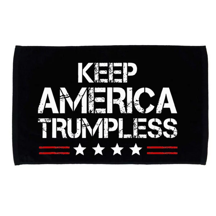 Keep America Trumpless Funny Anti Trump Microfiber Hand Towel