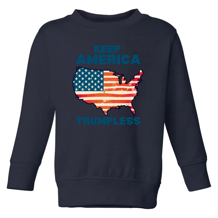 Keep America Trumpless Toddler Sweatshirt