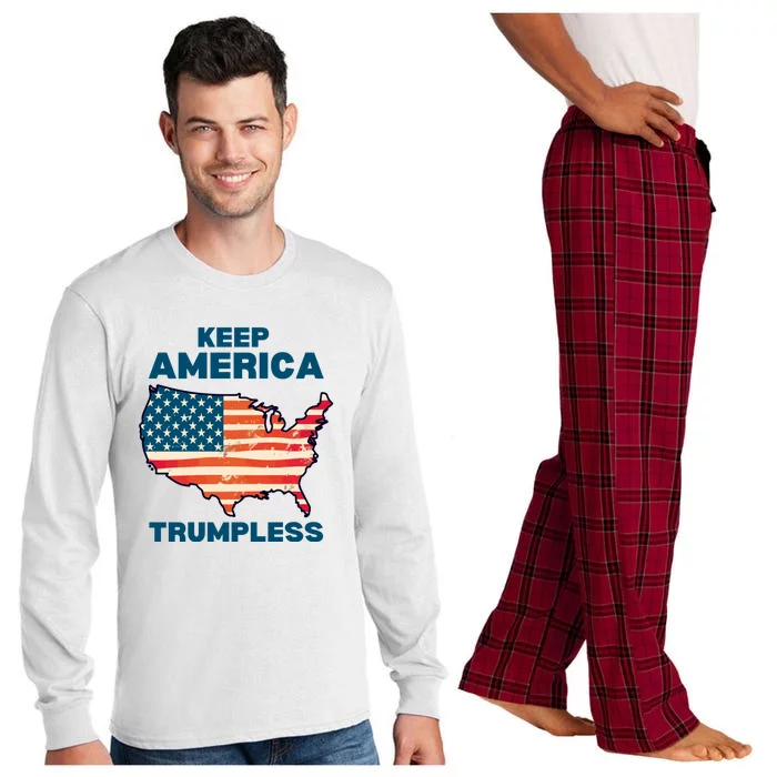 Keep America Trumpless Long Sleeve Pajama Set